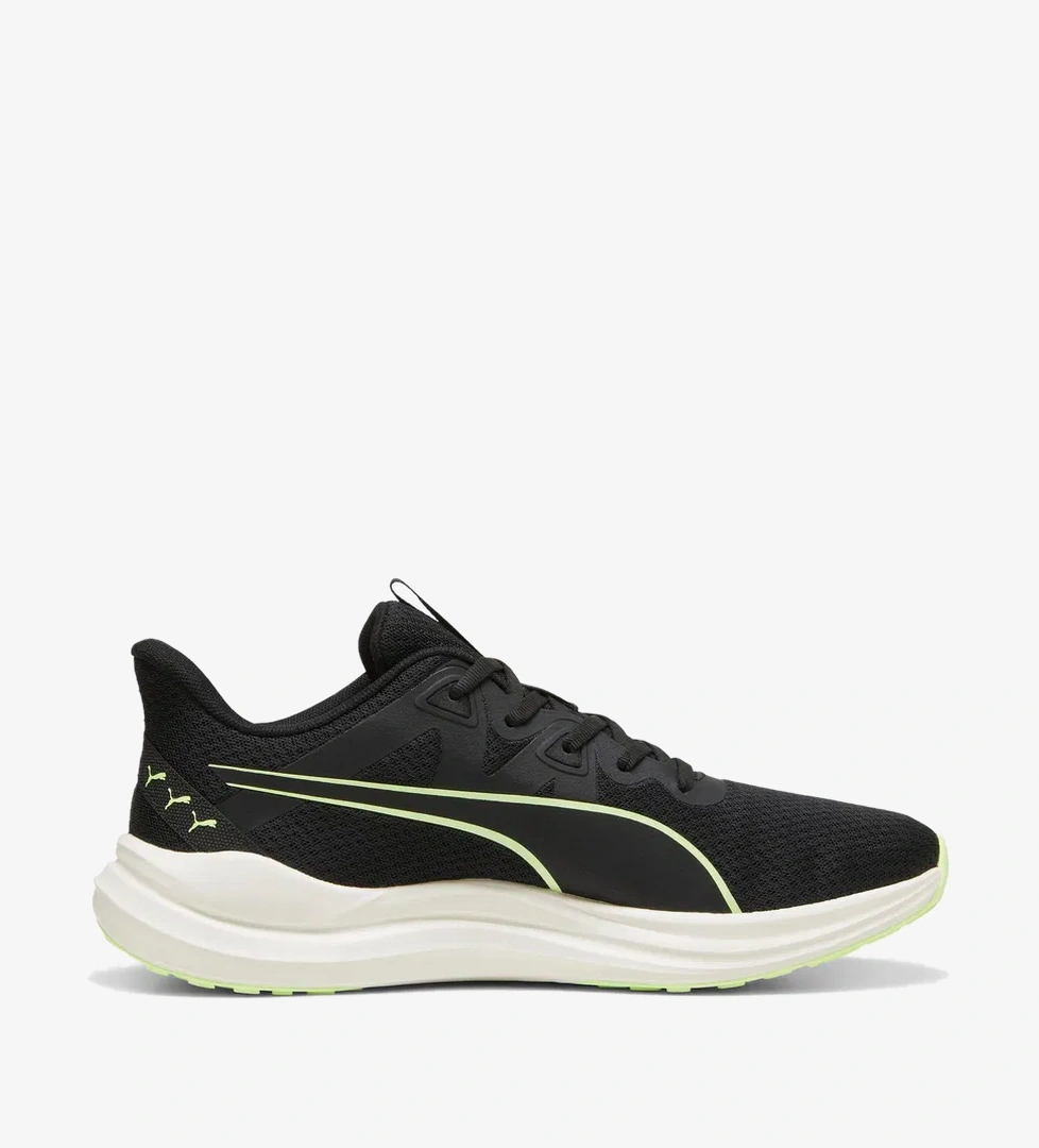Puma Reflect Lite Unisex Siyah Koşu Ayakkabısı - Görsel 1