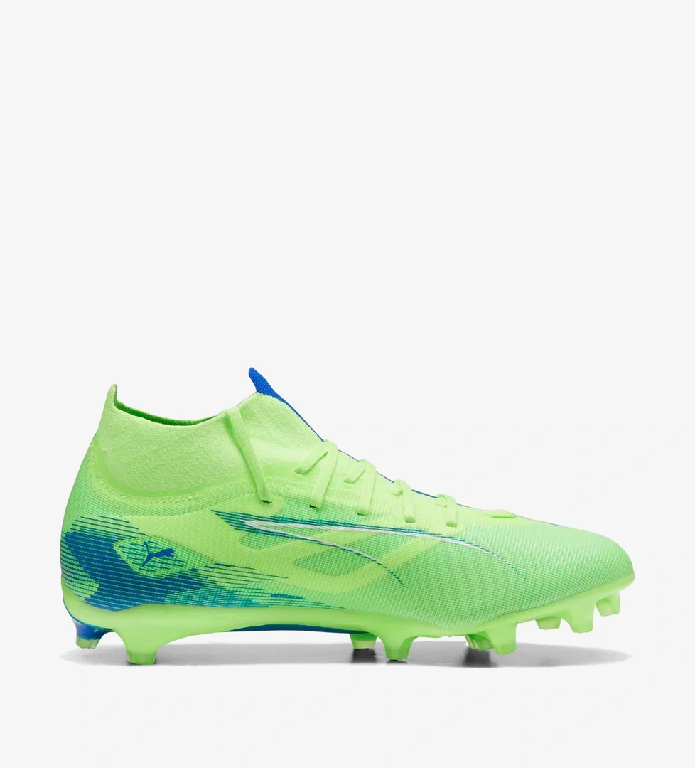 Puma Ultra 5 Match+ Fg Erkek Sarı Bilekli Çim Saha Kramponu - Görsel 1