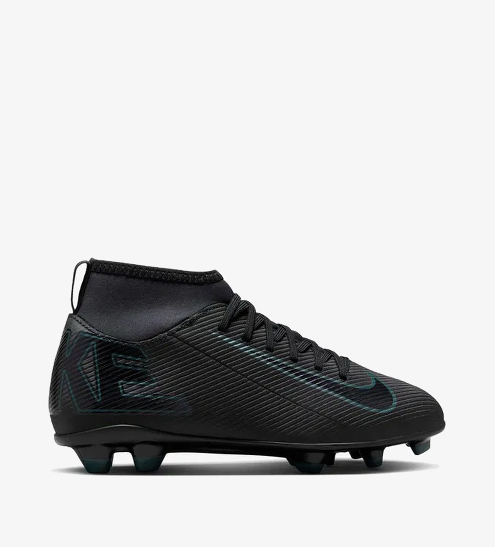 Nike Mercurial Superfly 10 Academy Fg Çocuk Siyah Çim Saha Kramponu