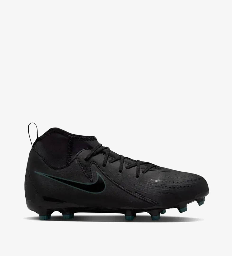 Nike Phatom Luna II Çocuk Siyah Bilekli Çim Saha Kramponu - Görsel 1