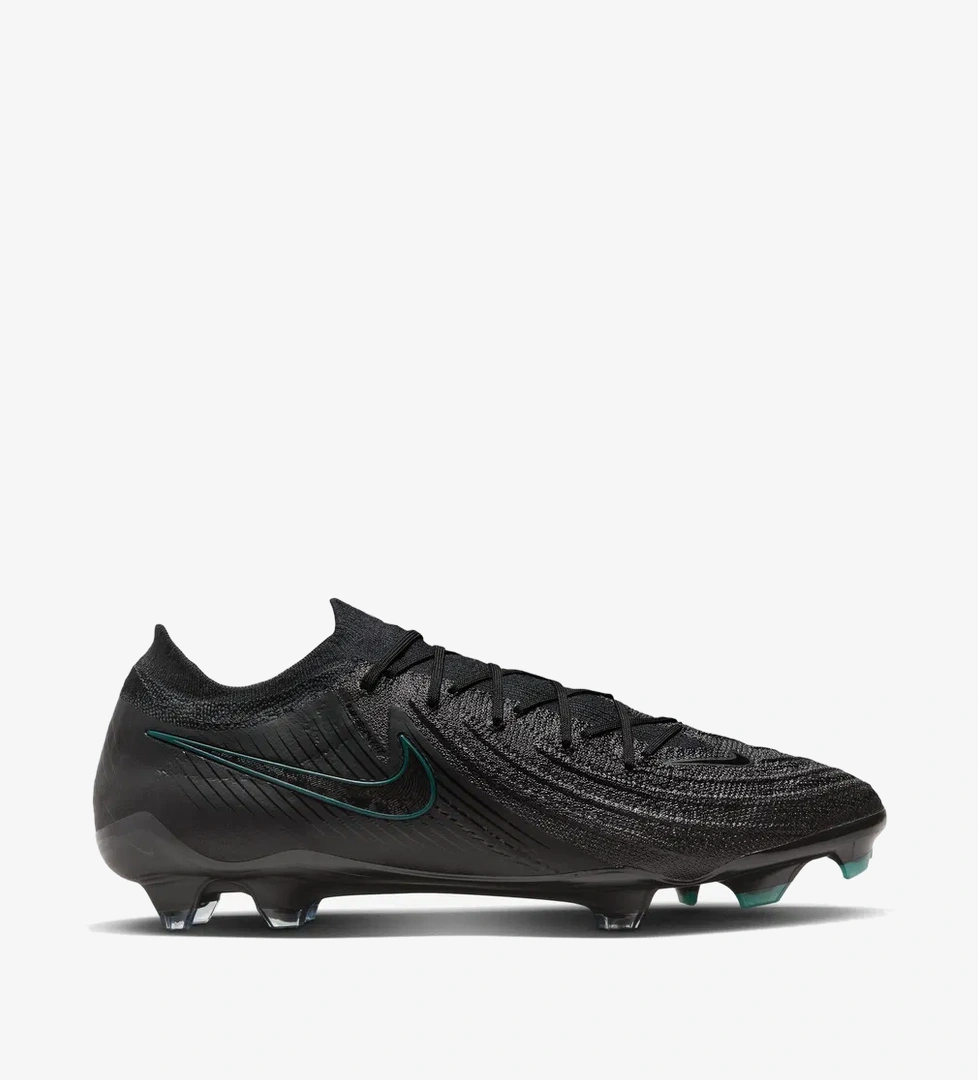 Nike Phantom GX II Fg Erkek Siyah Çim Saha Kramponu - Görsel 1