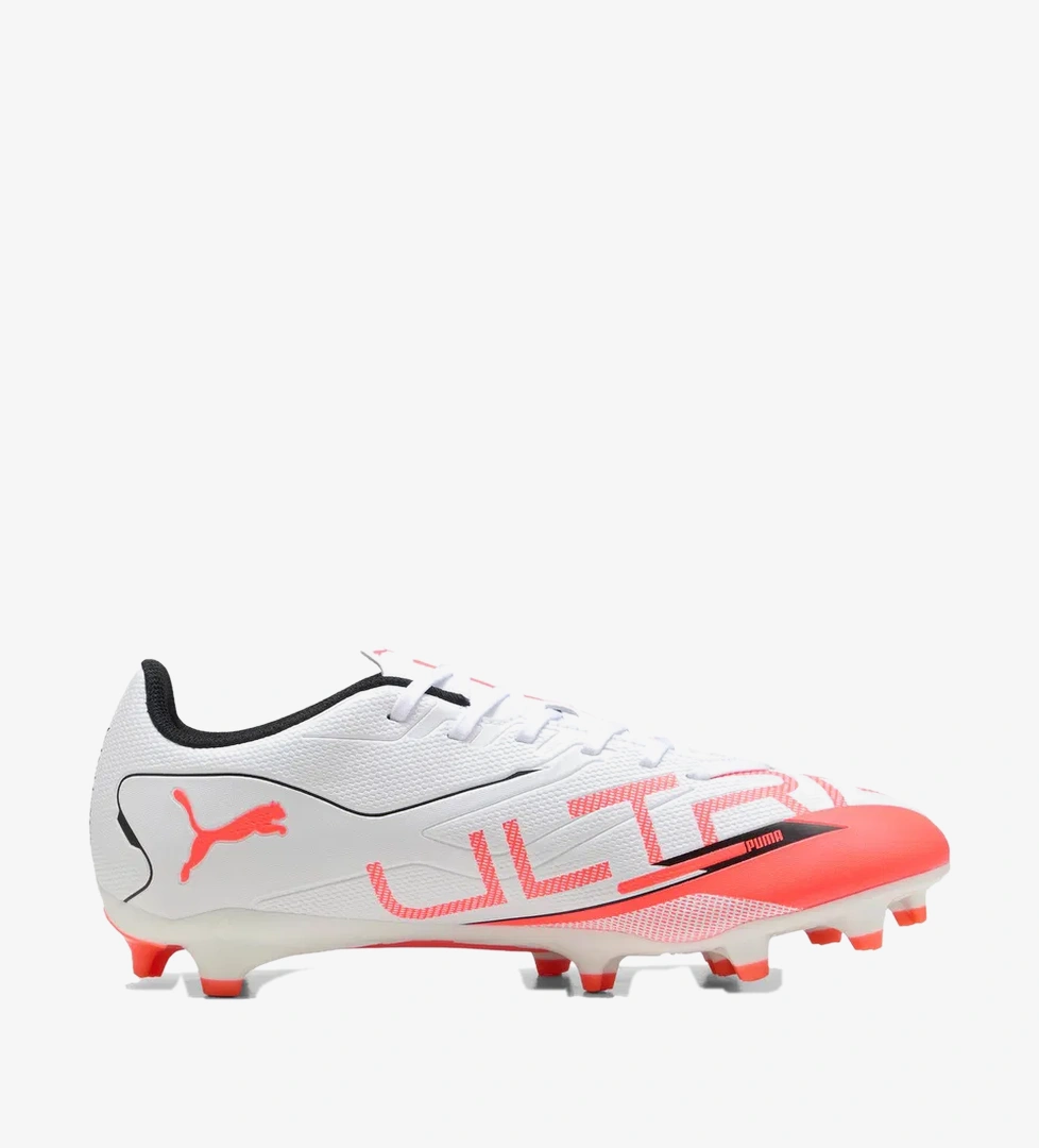 Puma Ultra 5 Play Fg/Ag Erkek Beyaz Çim Saha Kramponu