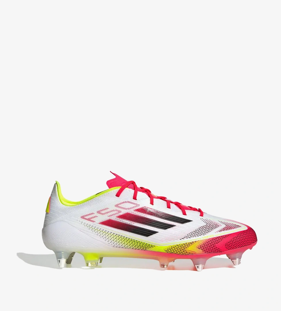 adidas F50 Elite Yumuşak Zemin Erkek Beyaz Çim Saha Kramponu - Görsel 1