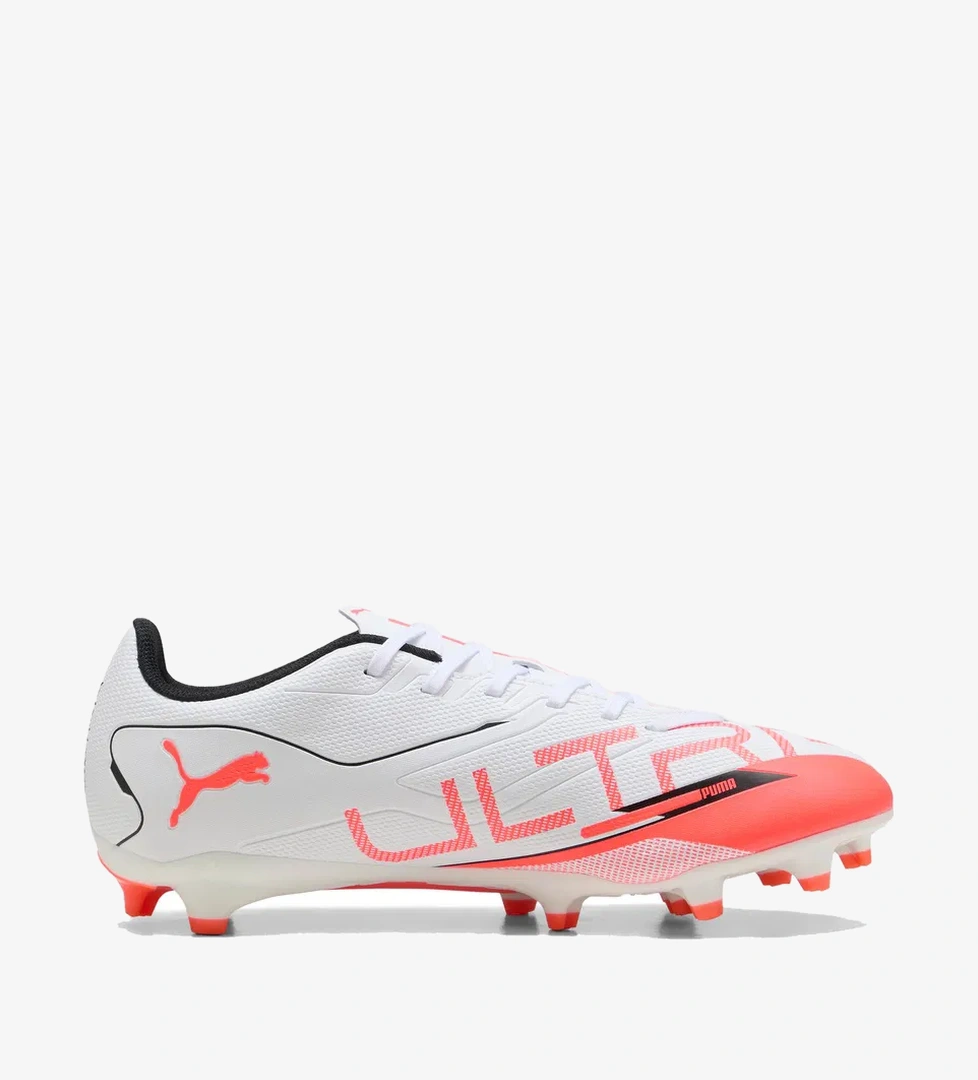 Puma Ultra 5 Play Fg/Ag Erkek Beyaz Çim Saha Kramponu