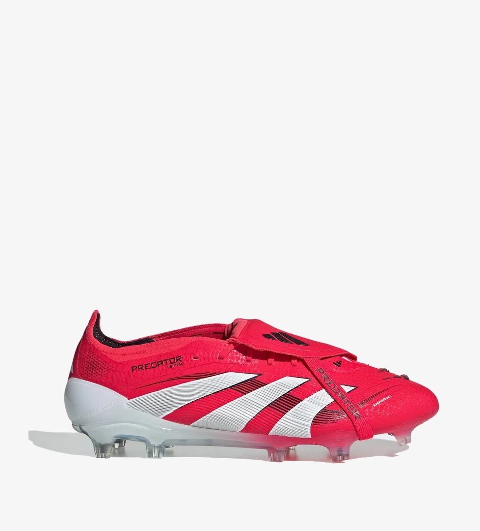 Adidas adidas Predator Elite Fold Over Tongue Erkek Kırmızı Çim Saha Kramponu Sneaker | Intersport Kırmızı - 1. görsel