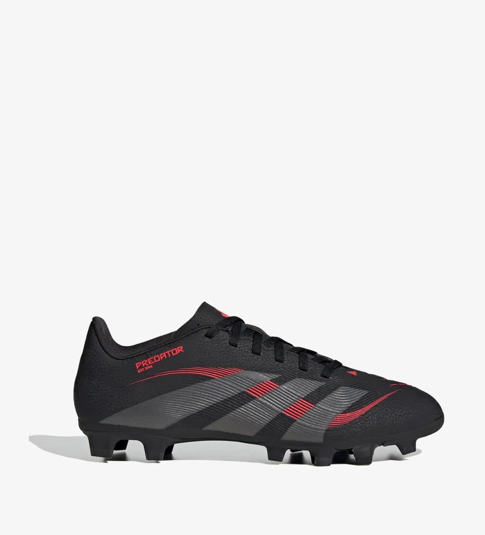 adidas Predator Club Erkek Siyah Çim Saha Kramponu