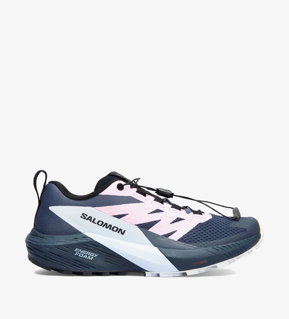 Salomon Sense Ride 5 Kadın Gri Koşu Ayakkabısı - Görsel 1