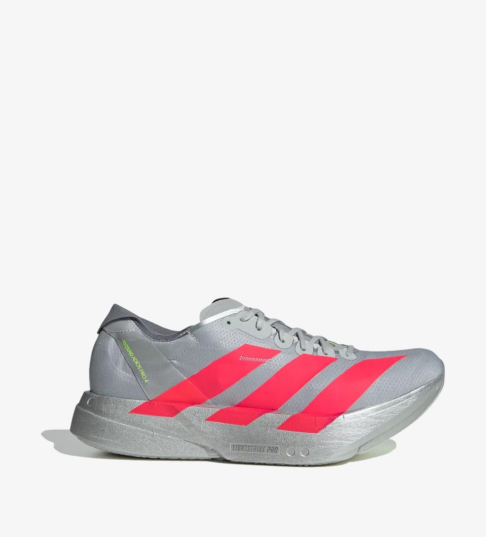 Adidas adidas Adizero Adios Pro 4 Erkek Gri Koşu Ayakkabısı model görseli
