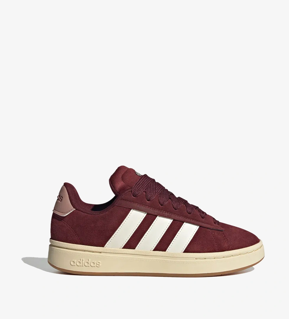adidas Grand Court Alpha Kadın Bordo Spor Ayakkabı - Görsel 1