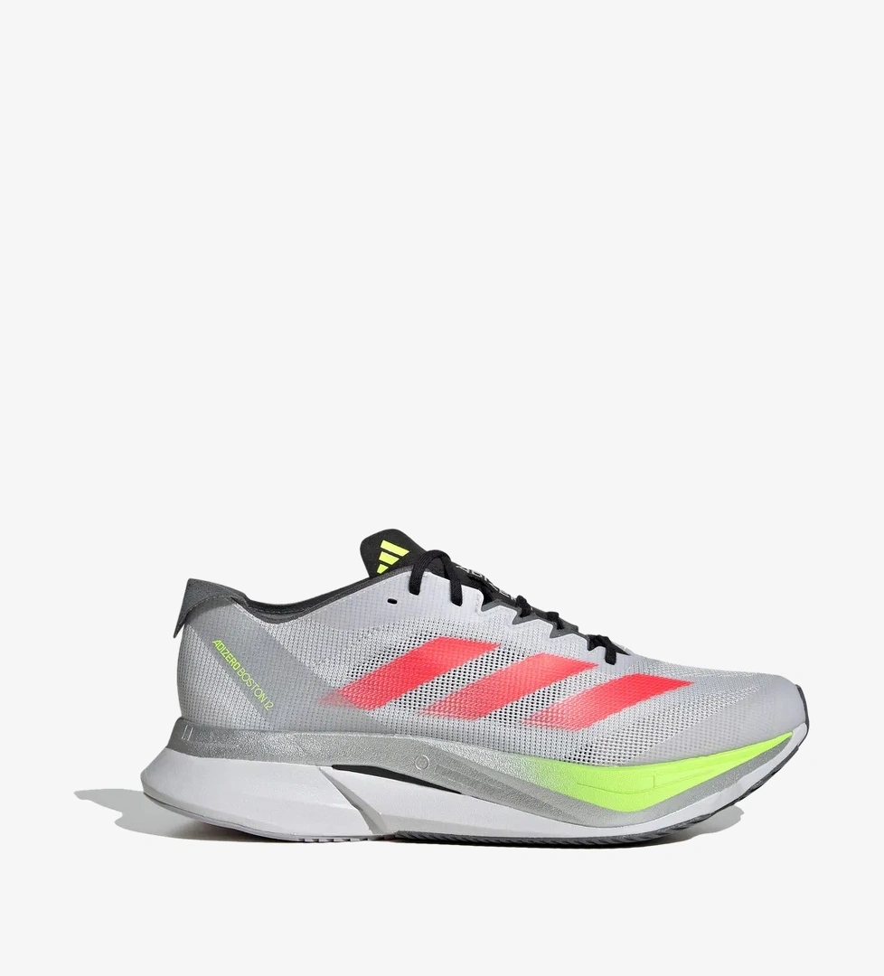 Adidas Adidas Adizero Boston 12 Erkek Gri Koşu Ayakkabısı model görseli