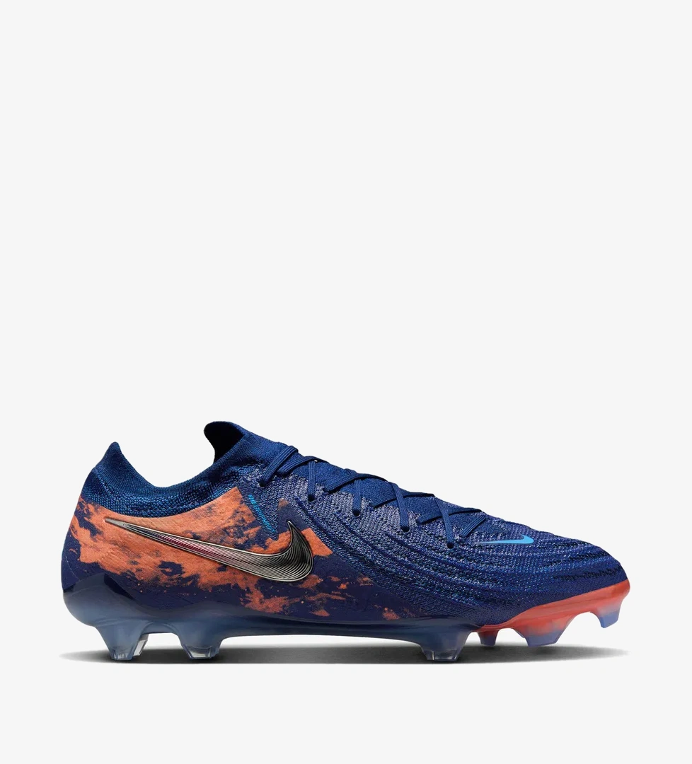 Nike Phantom GX 2 Elite Erling Haaland Erkek Mavi Çim Saha Kramponu - Görsel 1