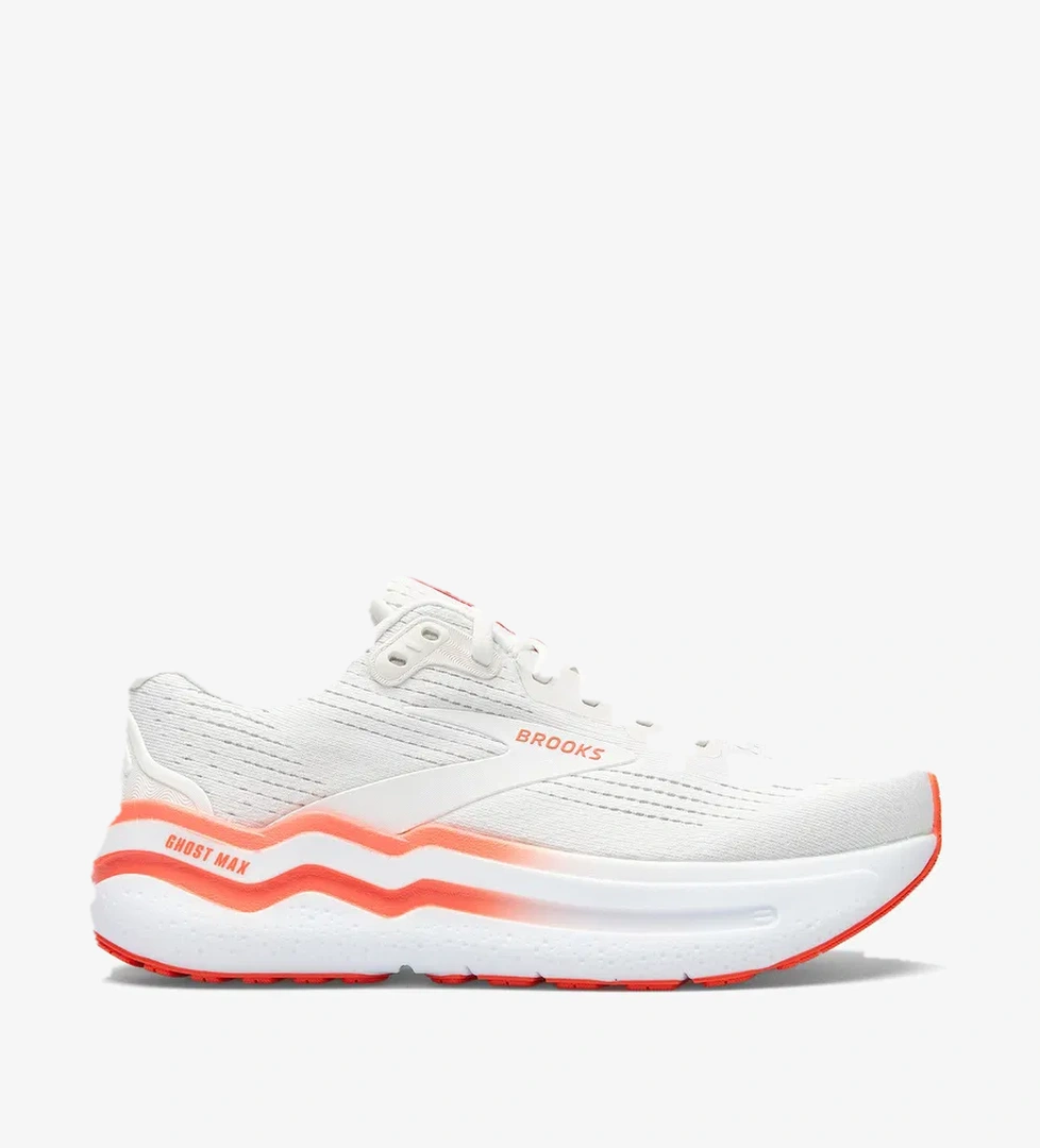 Brooks Ghost Max 2 Kadın Beyaz Koşu Ayakkabısı - Görsel 1