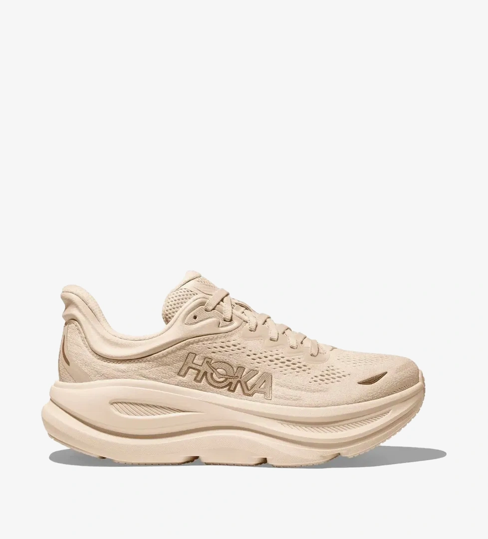 Hoka Bondi 9 Kadın Krem Yol Koşu Ayakkabısı - Görsel 1