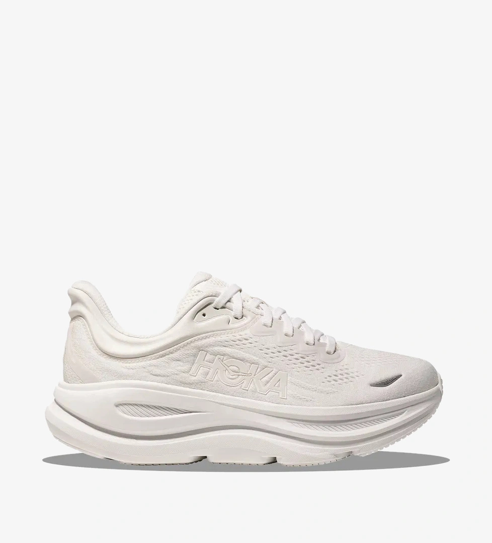 Hoka Bondi 9 Kadın Beyaz Yol Koşu Ayakkabısı