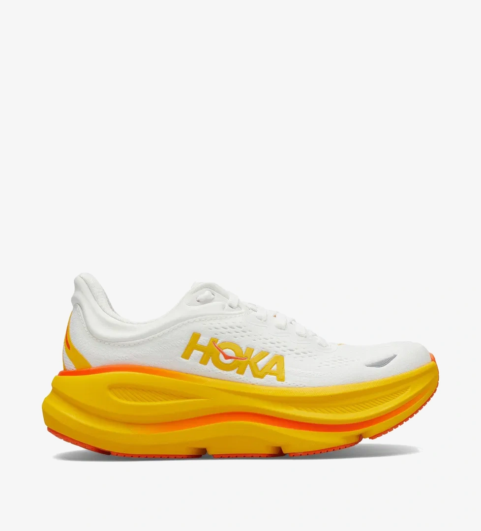 Hoka Bondi 9 Kadın Beyaz Yol Koşu Ayakkabısı - Görsel 1