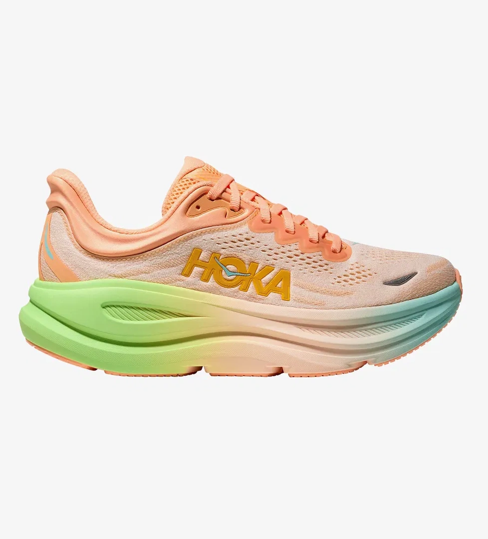 Hoka Bondi 9 Kadın Beyaz Yol Koşu Ayakkabısı