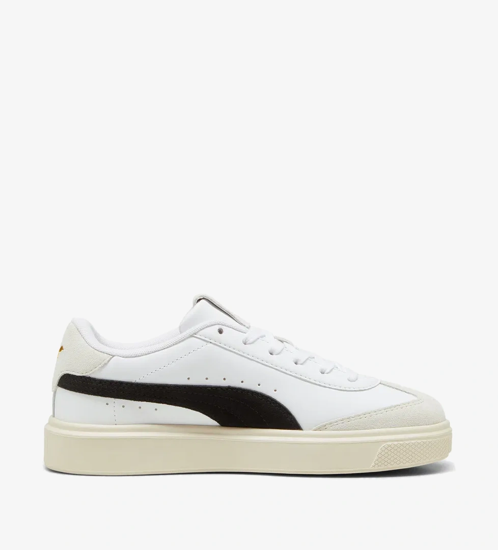 Puma Puma Lajla T-toe Kadın Siyah Bantlı Spor Ayakkabı Beyaz Sneaker model görseli