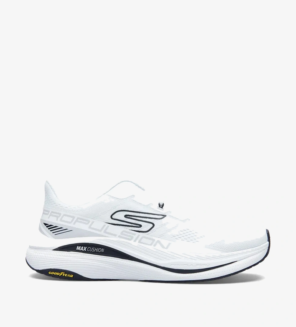 Skechers Max Cushioning Propulsion Erkek Beyaz Koşu Ayakkabısı - Görsel 1
