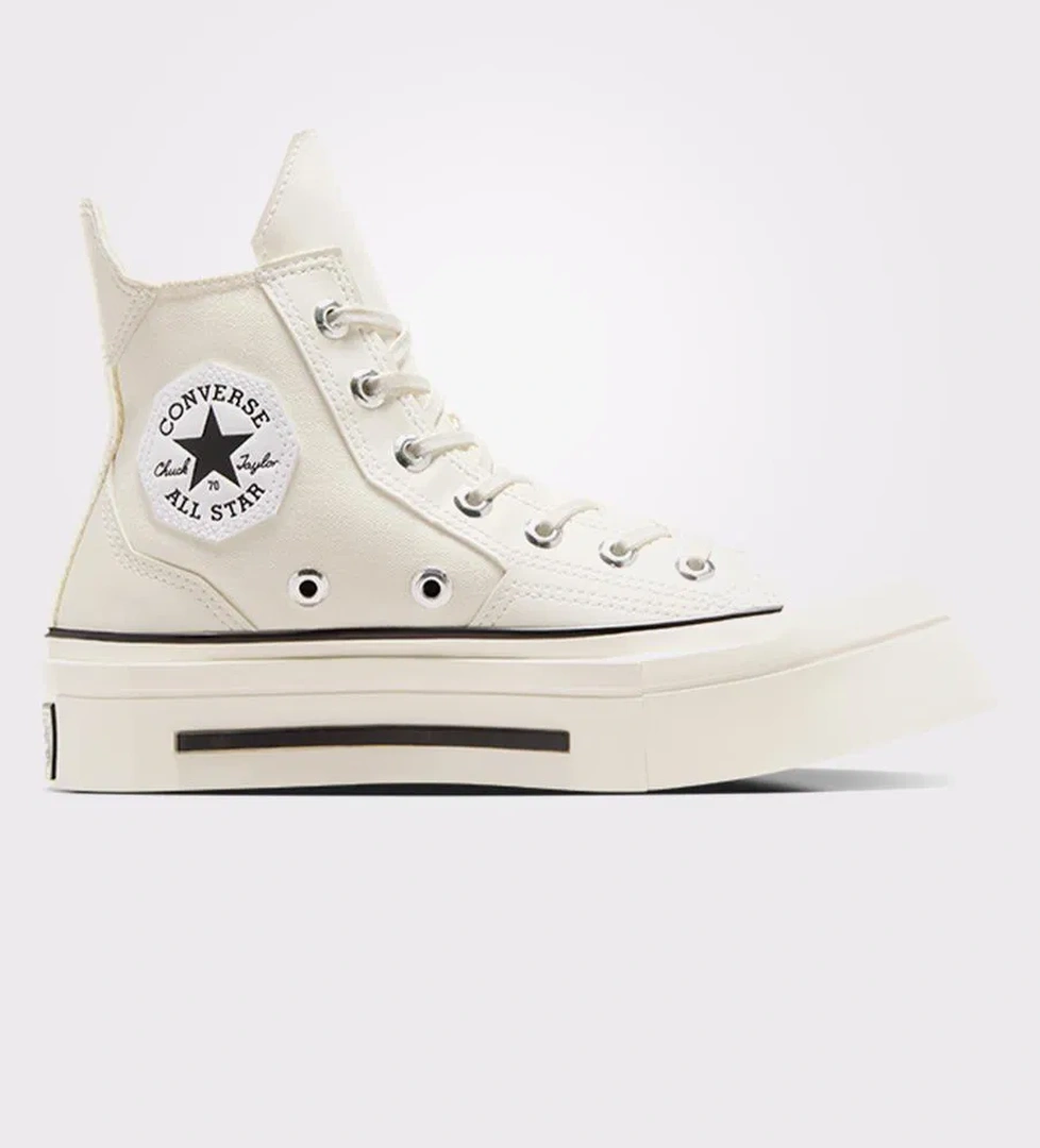 Converse Chuck 70 De Luxe Squared Unisex Krem Platform Sneaker