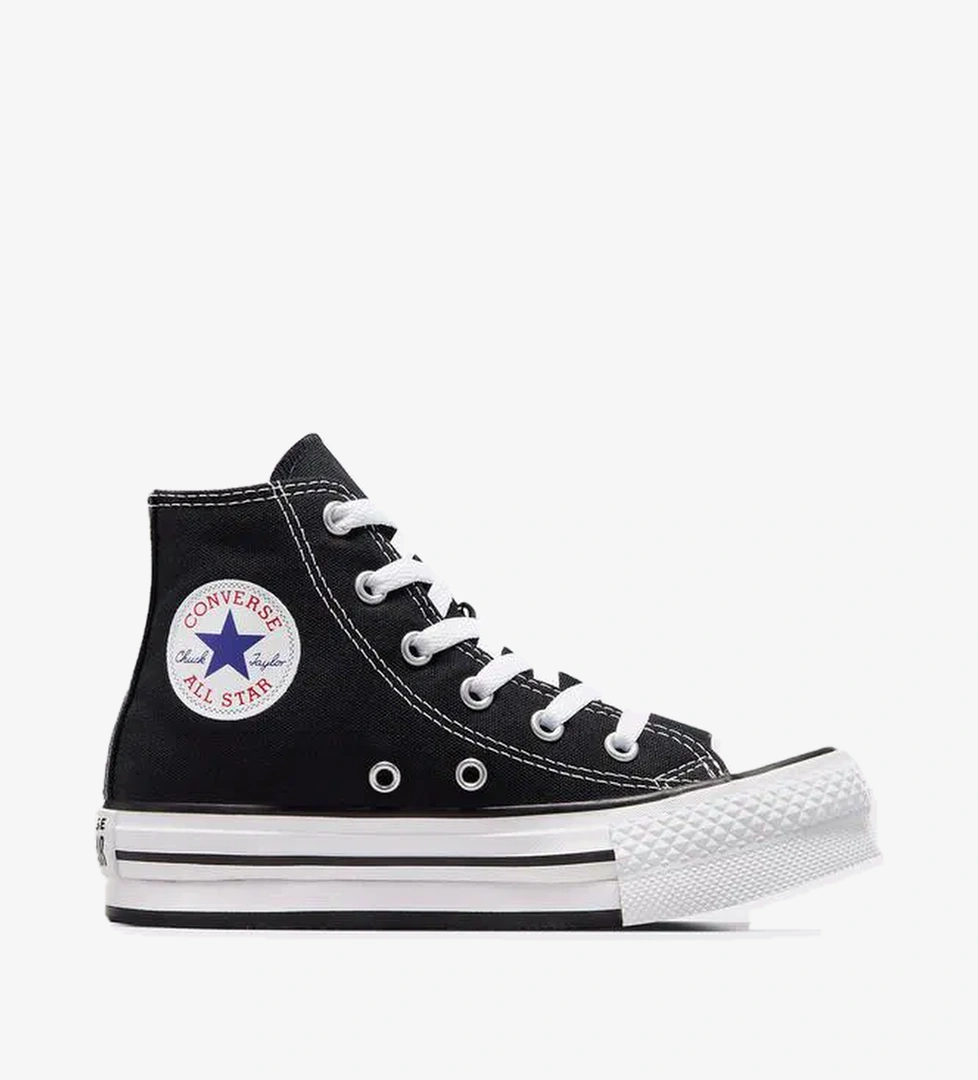 Converse Chuck Taylor All Star Eva Lift Çocuk Siyah Platform Sneaker