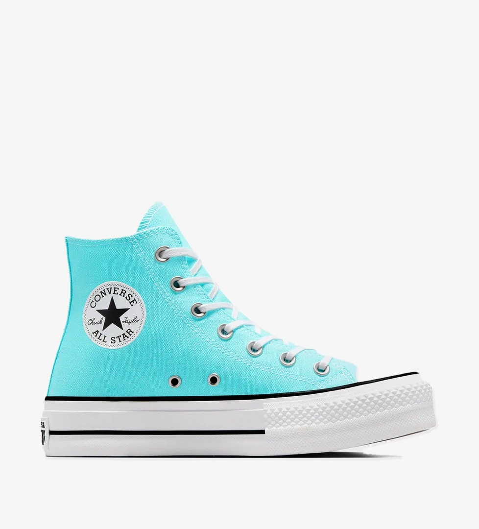 Converse Chuck Taylor All Star Lift Unisex Mavi Platform Sneaker - Görsel 1