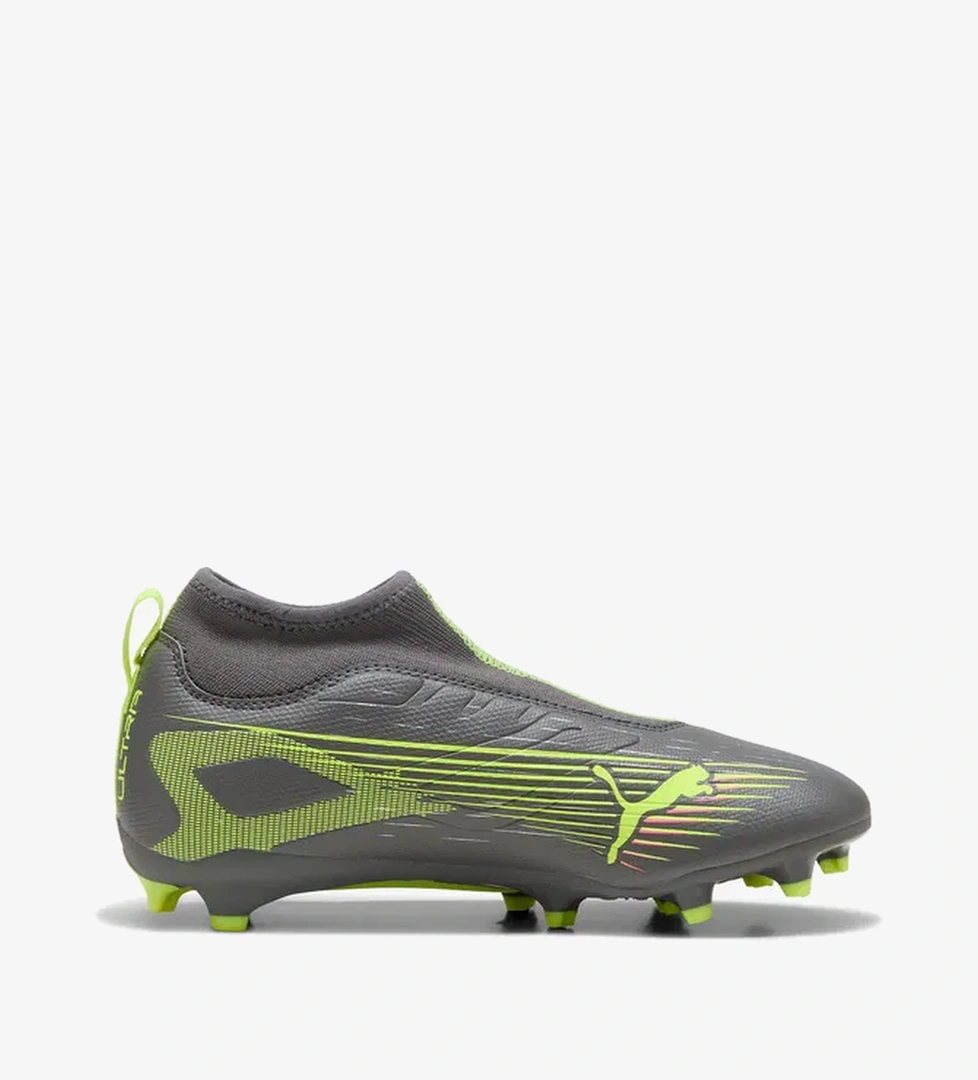 Puma Ultra 5 Match+ Ll Fg/Ag Çocuk Gri Çim Saha Kramponu - Görsel 1