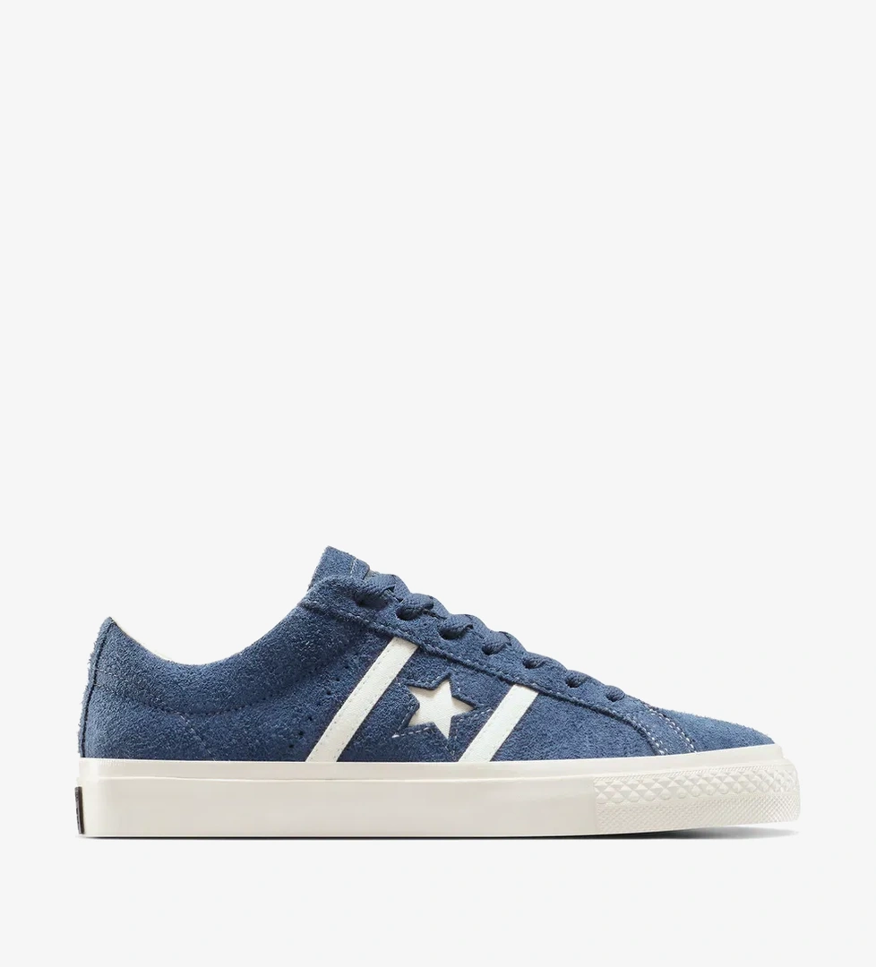 Converse One Star Academy Pro Unisex Lacivert Süet Sneaker
