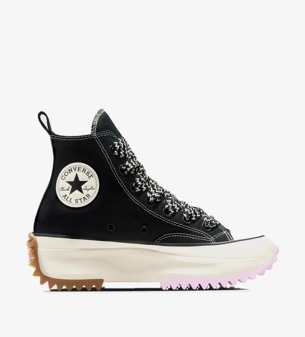 Converse Run Star Hike Unisex Siyah Platform Sneaker