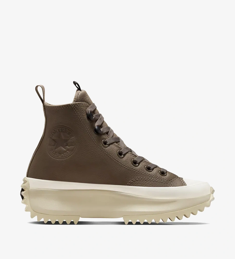 Converse Run Star Hike Unisex Kahverengi Deri Bot