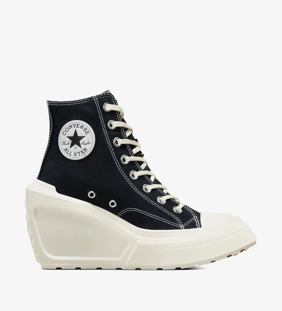 Converse Chuck 70 De Luxe Wedge Unisex Siyah Platform Sneaker