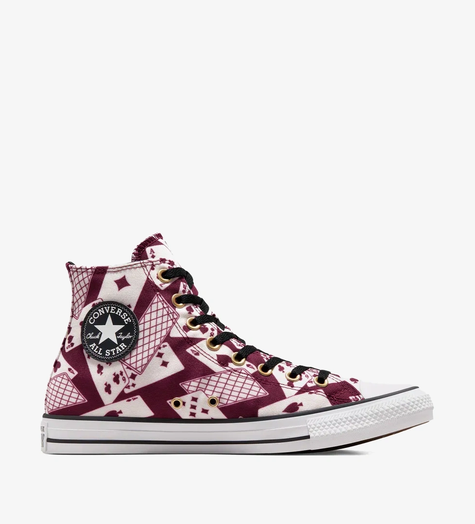 Converse Converse Chuck Taylor All Star Cards Unisex Bordo Sneaker | Intersport Bordo - 1. görsel