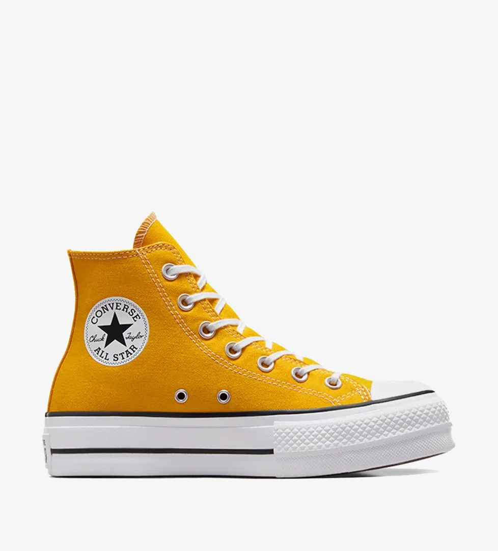 Converse Converse Chuck Taylor All Star Lift Kadın Sarı Platform Sneaker Intersport'ta! Sarı - 1. görsel