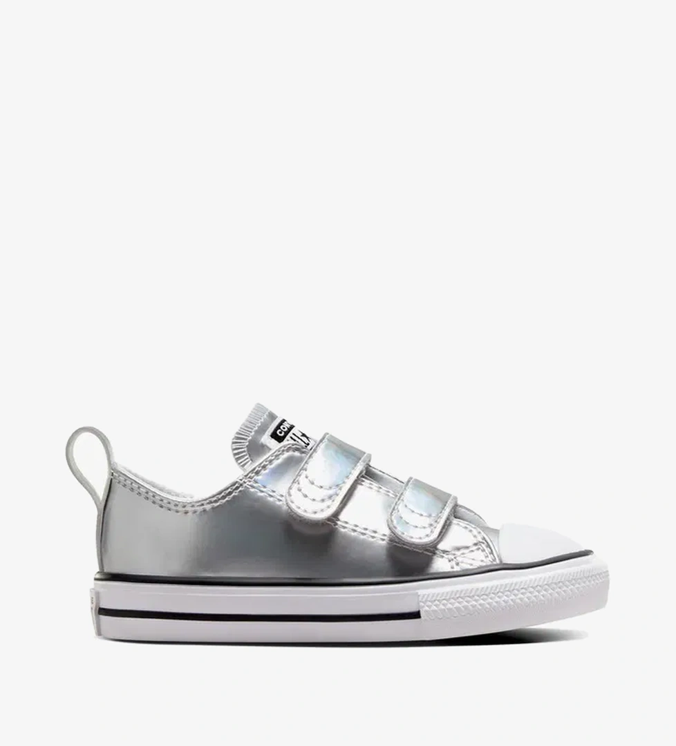 Converse Chuck Taylor All Star 2V Metallic Çocuk Gri Sneaker