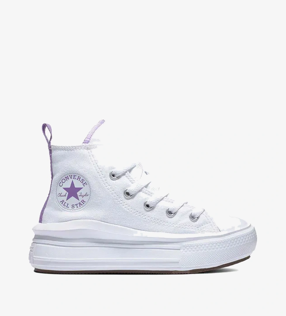 Converse Chuck Taylor All Star Move Çocuk Beyaz Platform Sneaker