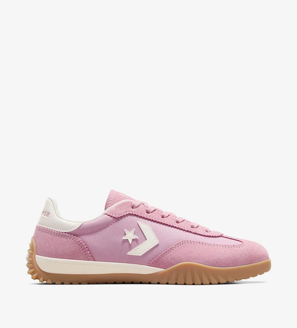 Converse Pembe Converse Run Star Trainer Unisex Süet Sneaker