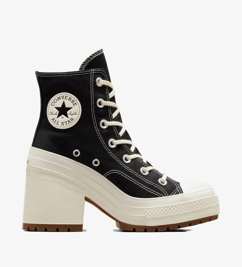 Converse Chuck 70 De Luxe Heel Unisex Siyah Platform Sneaker