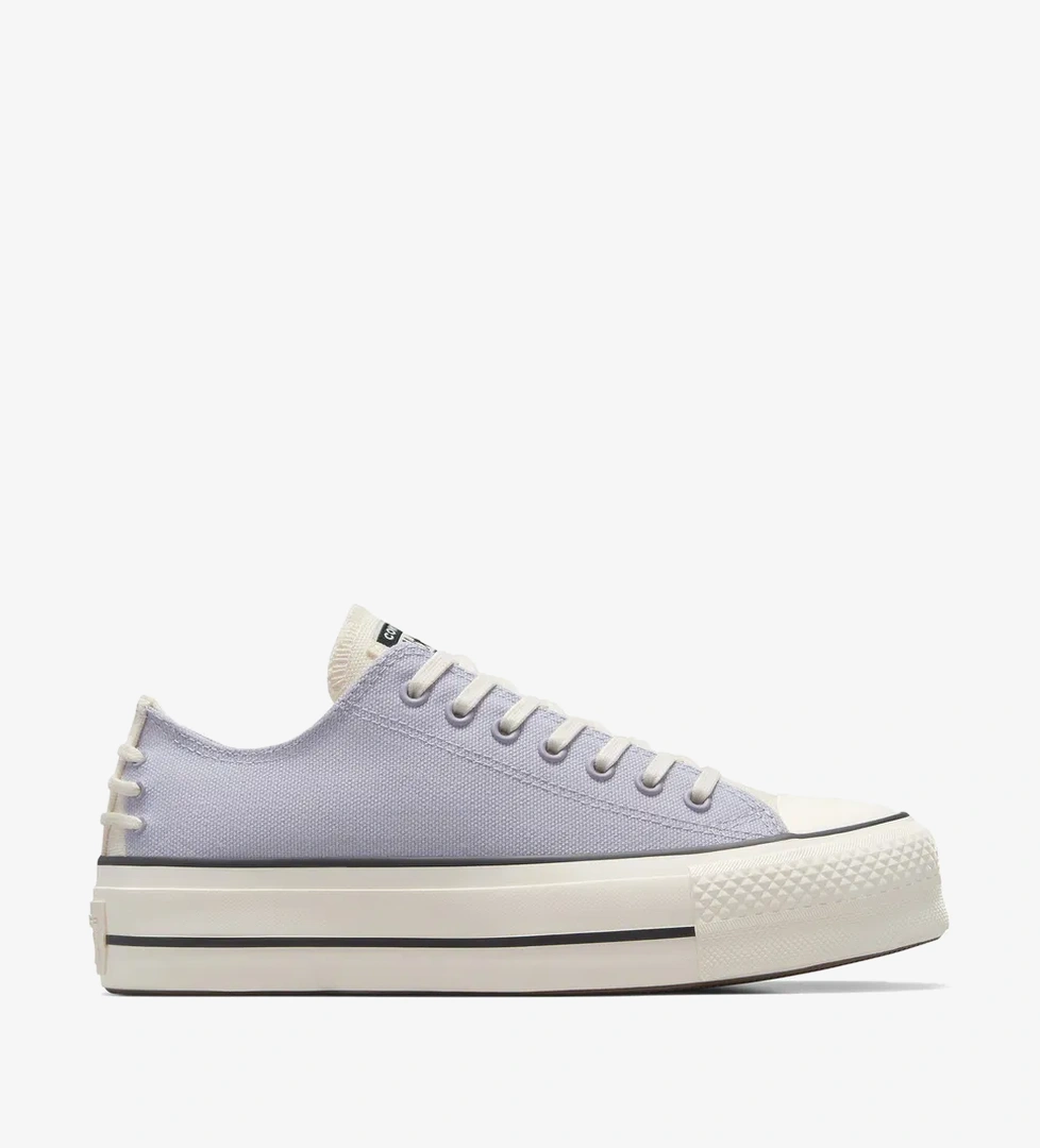 Converse Chuck Taylor All Star Lift Crafted Laces Kadın Lila Platform Sneaker
