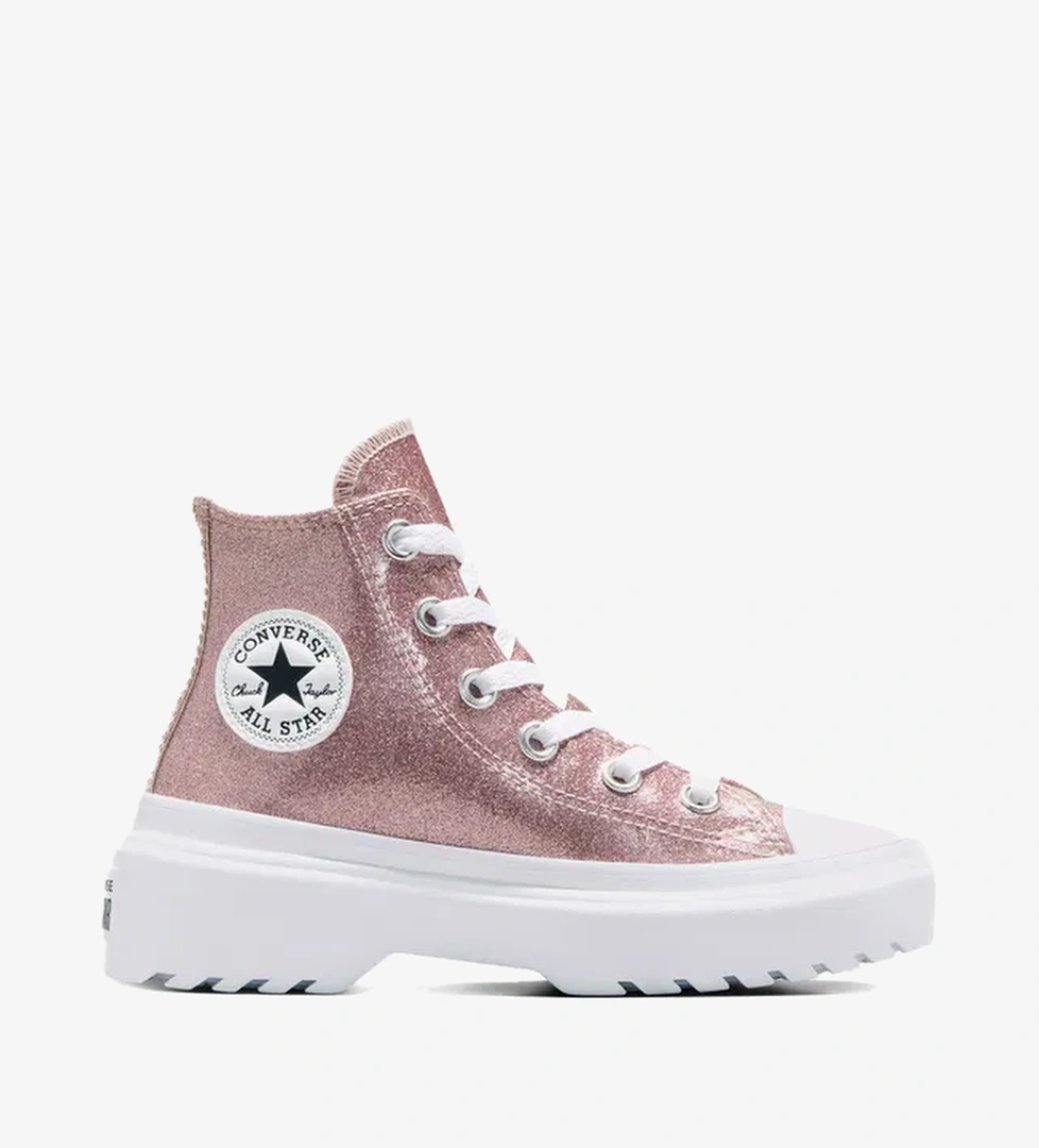 Converse Chuck Taylor All Star Lugged Lift Çocuk Pembe Platform Sneaker - Görsel 1