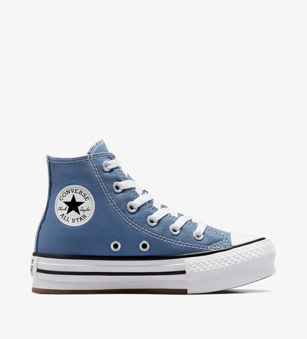 Converse Chuck Taylor All Star EVA Lift Çocuk Mavi Platform Sneaker