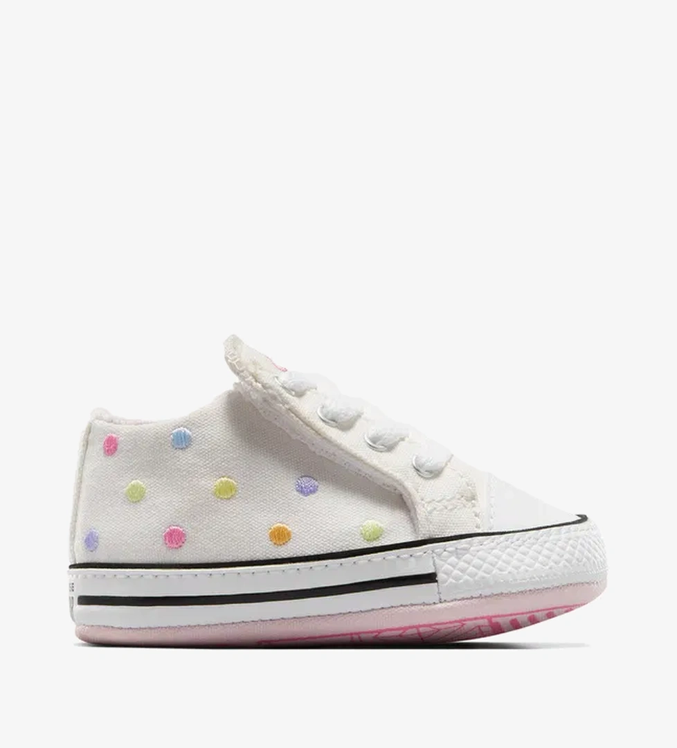 Converse Chuck Taylor All Star Cribster Polka Dots Çocuk Beyaz Sneaker
