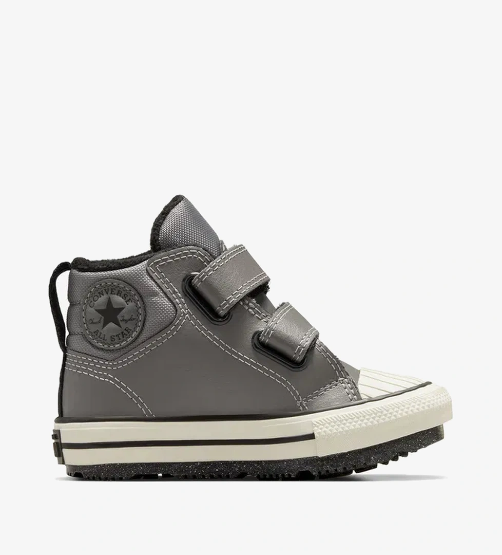 Converse Chuck Taylor All Star Berkshire Çocuk Gri Deri Bot