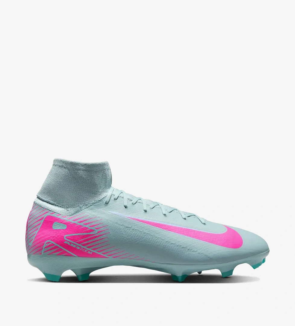 Nike Mercurial Superfly 10 Pro Erkek Mavi Çim Saha Kramponu