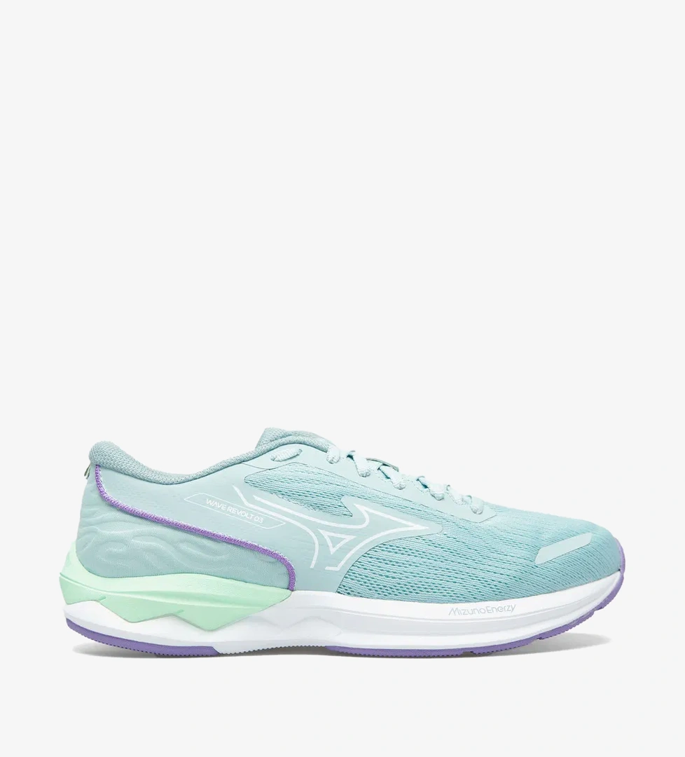 Mizuno Mizuno Wave Revolt 3 Kadın Gri Koşu Ayakkabısı model görseli