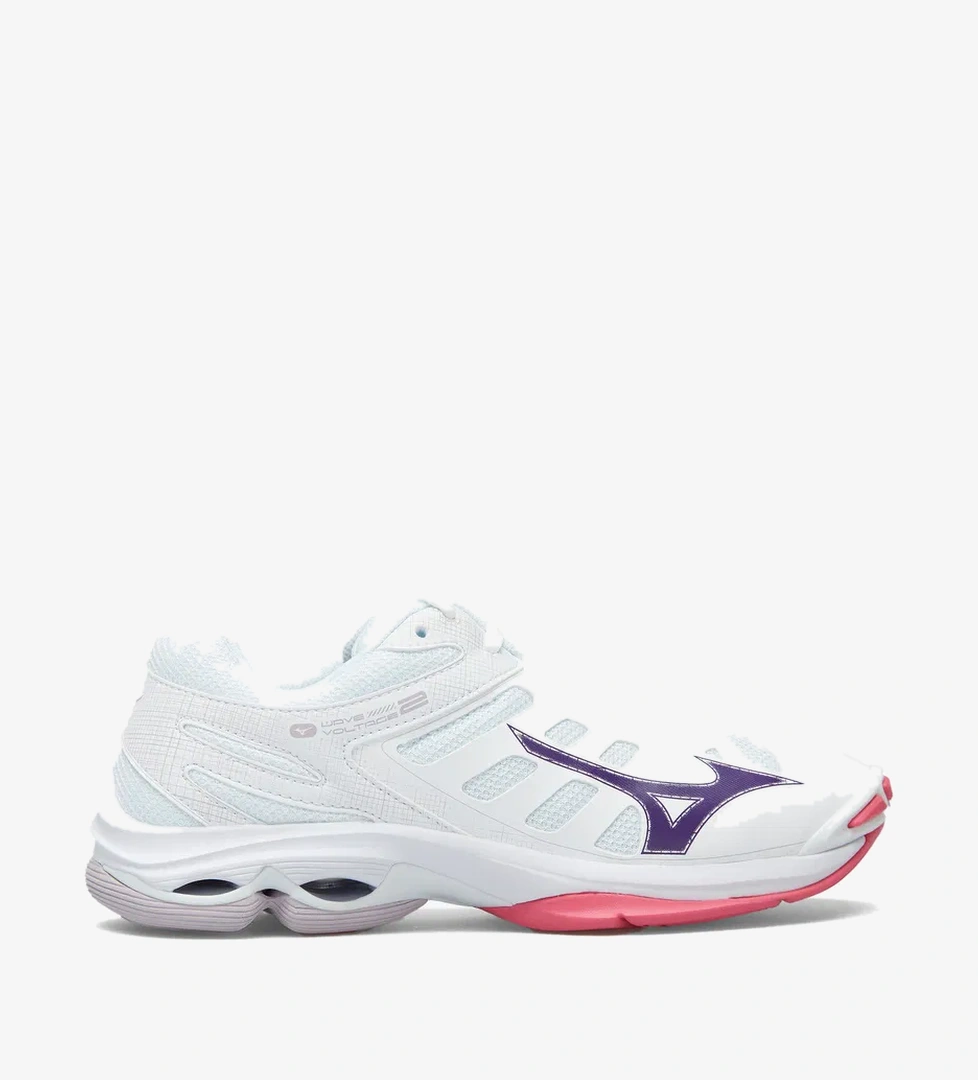 Mizuno Wave Voltage 2 Kadın Beyaz Voleybol Ayakkabısı - Görsel 1
