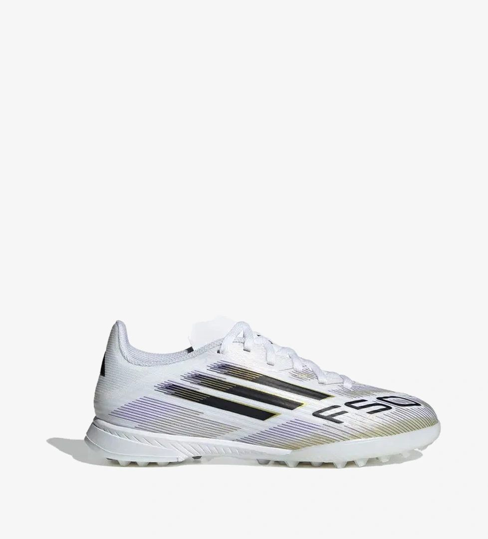 adidas F50 League Çocuk Beyaz Halı Saha Kramponu