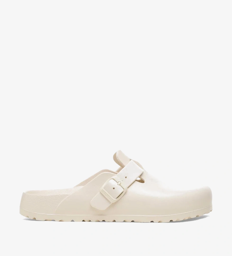 Birkenstock Boston Eva Erkek Krem Terlik