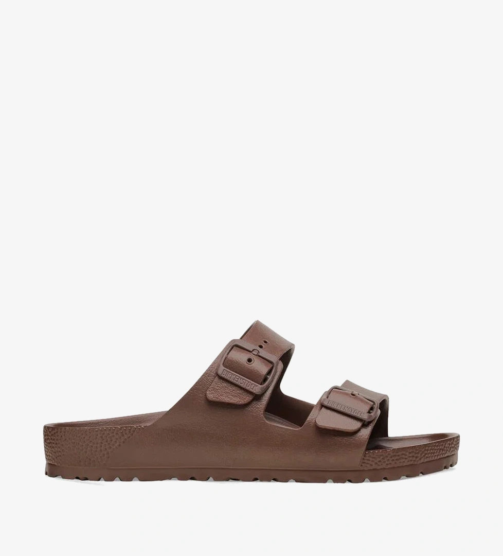 Birkenstock Arizona EVA Çift Bantlı Erkek Kahverengi Terlik