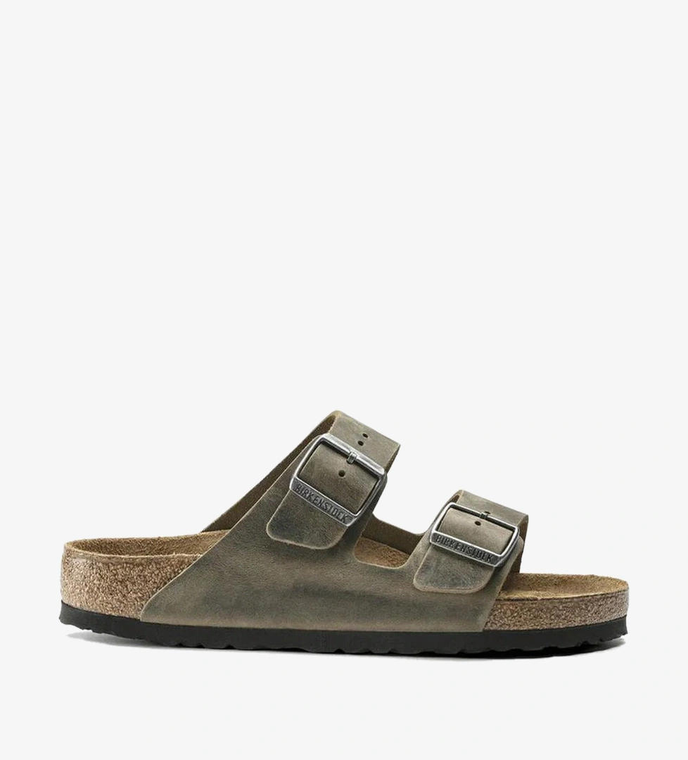 Birkenstock Birkenstock Arizona Sfb Leoi Erkek Haki Terlik Intersport'ta! Haki - 1. görsel
