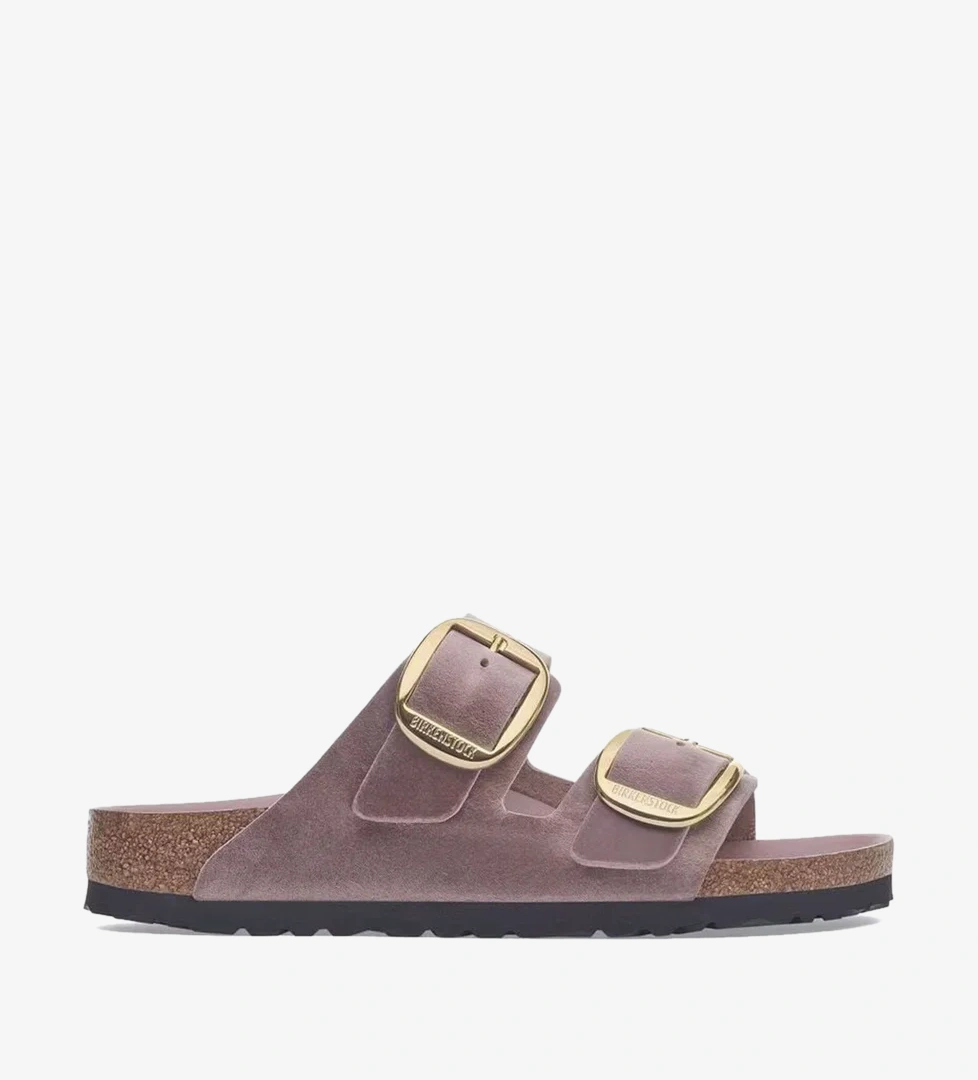 Birkenstock Arizona Big Buckle Leoi Kadın Mor Terlik