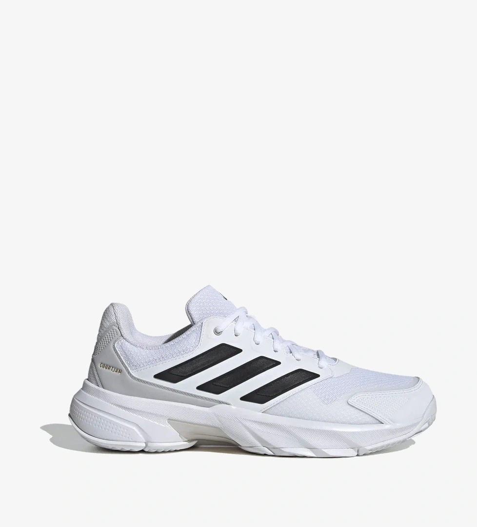 adidas Courtjam Control 3 Erkek Beyaz Tenis Ayakkabısı - Görsel 1